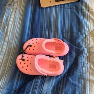 Pink Crocs